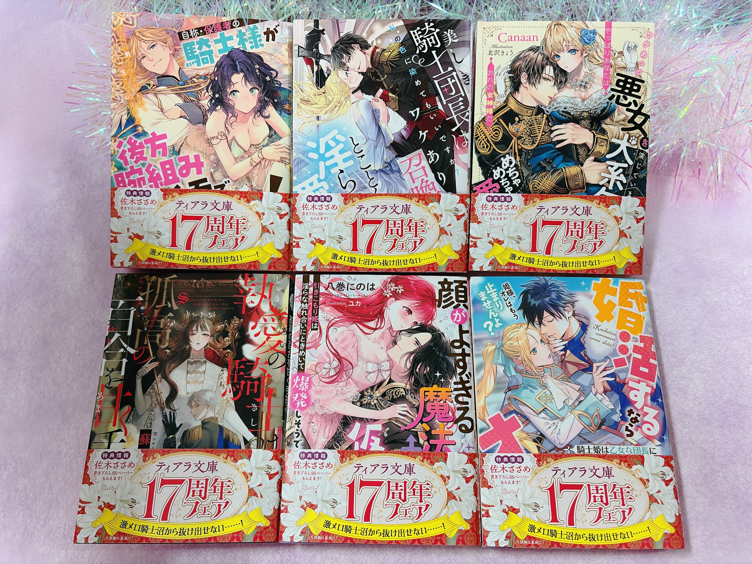 ティアラ文庫17周年フェア対象作品